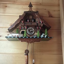 Engstler Quartz Cuckoo Black Forest House Clock