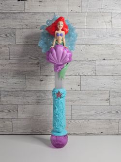 Disney Parks Ariel Light and Sound Bubble Wand The Little Mermaid Working