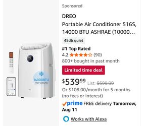 Dreo Ac516S 14k BTU