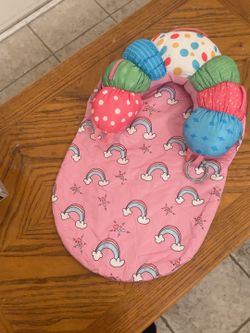 SAIMAND Caterpillar Tummy-Time Pillow & Play Mat — $25