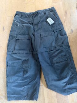 Black Balenciaga cargo pants