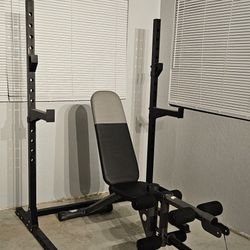 Squat Rack And Bench