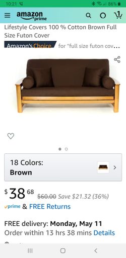 Covers 100 % Cotton Brown Ful