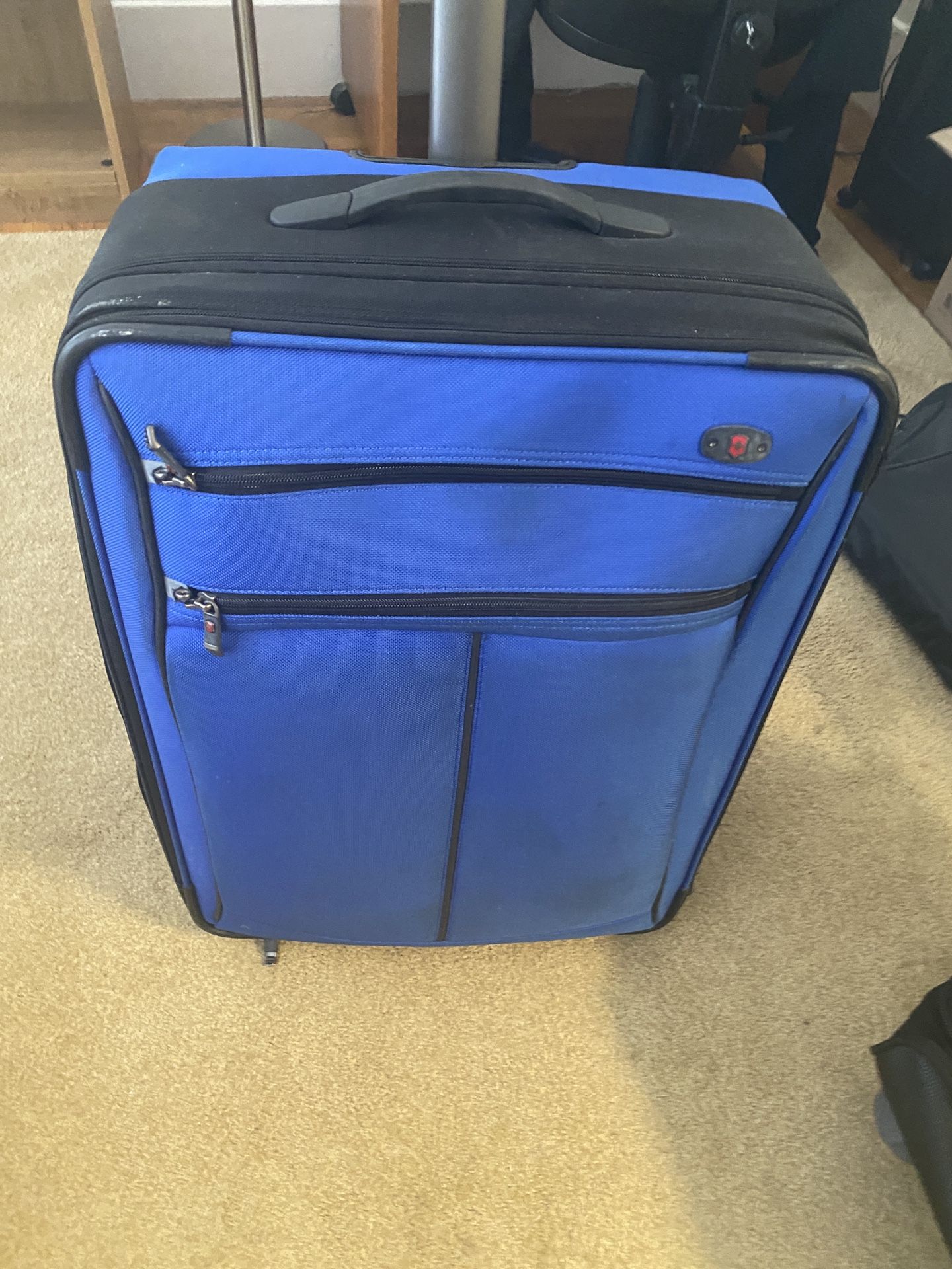 Blue Suitcase Large