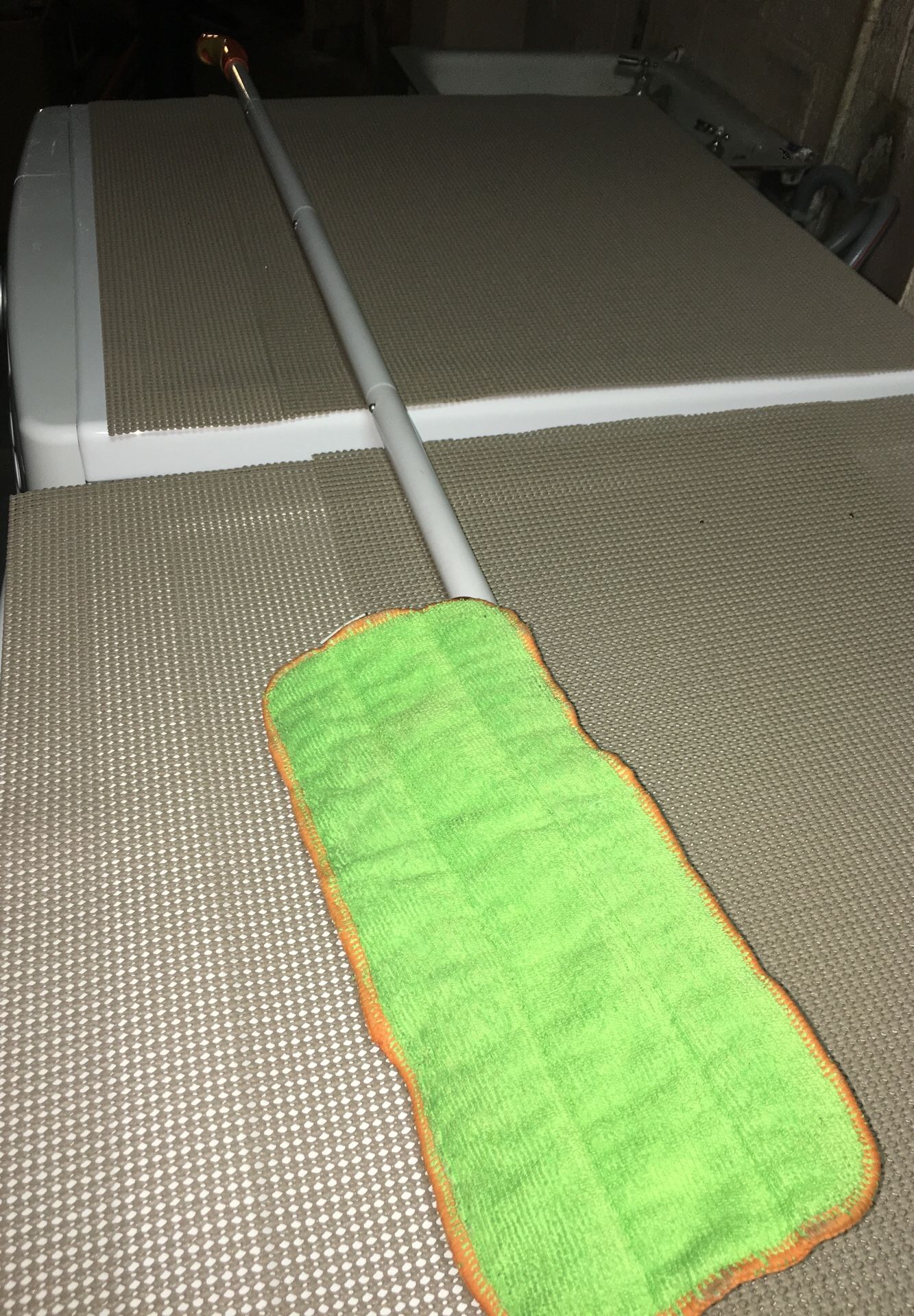 Hardwood floor cleaner and pad