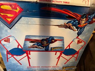 Children’s Spider-Man table and 2 chairs