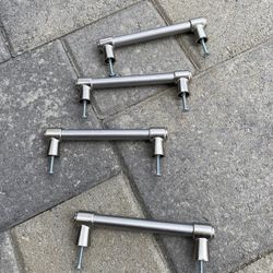 IKEA Stainless Cabinet Handles 5” Long 1.5” Tall