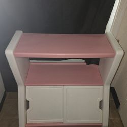 Vintage Pink Little Tikes Toybox Shelf 