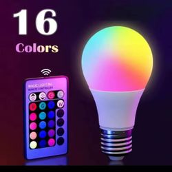  Colors RGB Bulb LED Multicolor Bulb with Remote Control