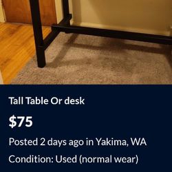 Tall Table Or Desk