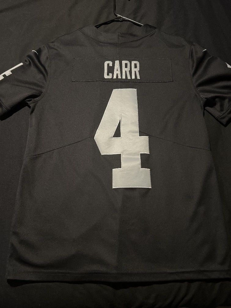 Raiders (Carr) Jersey Size 40 In Mens