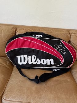 Tennis bag plus two rackets plus three balls USED