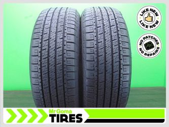 2 225/60R18 USED TIRES GOODYEAR ASSURANCE MAXLIFE 9.2/32 TREAD 100H