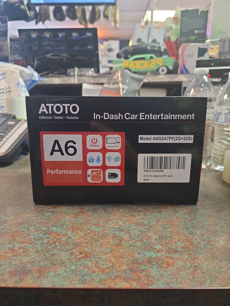 ATOTO S8 8-Core 7inch Android Double Din Car Stereo Receivers, Wireless CarPlay & Android Auto, Built-in 4G, WiFi/BT/USB Tethering, Dual Bluetooth, 4G