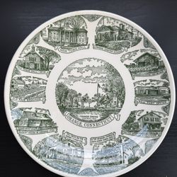 (6) 1972 Orange Connecticut Commemorative Plates – 150th Anniversary 