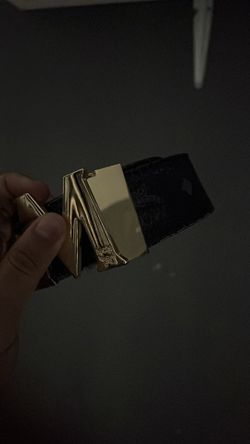 black mcm belt perfect condition