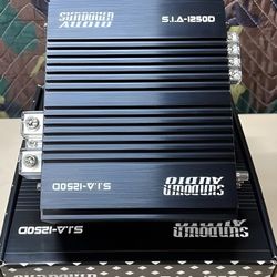 Sundown S.I.A-1250D Mono 2-Ohm Amplifier + Bass Knob
