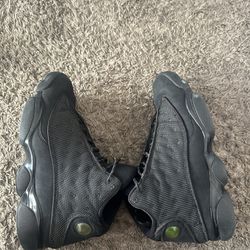 Black Cat Jordan 13 Shoes Size 11.5