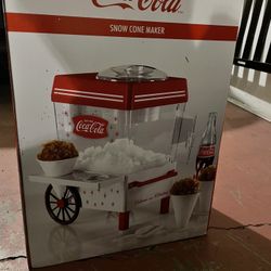 Snow Cone Maker Machine Coca Cola 