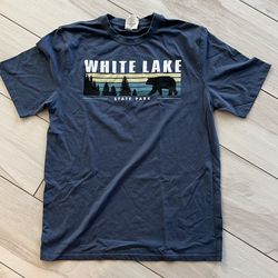 White Lake State Park Blue Short Sleeve Men’s M Tshirt