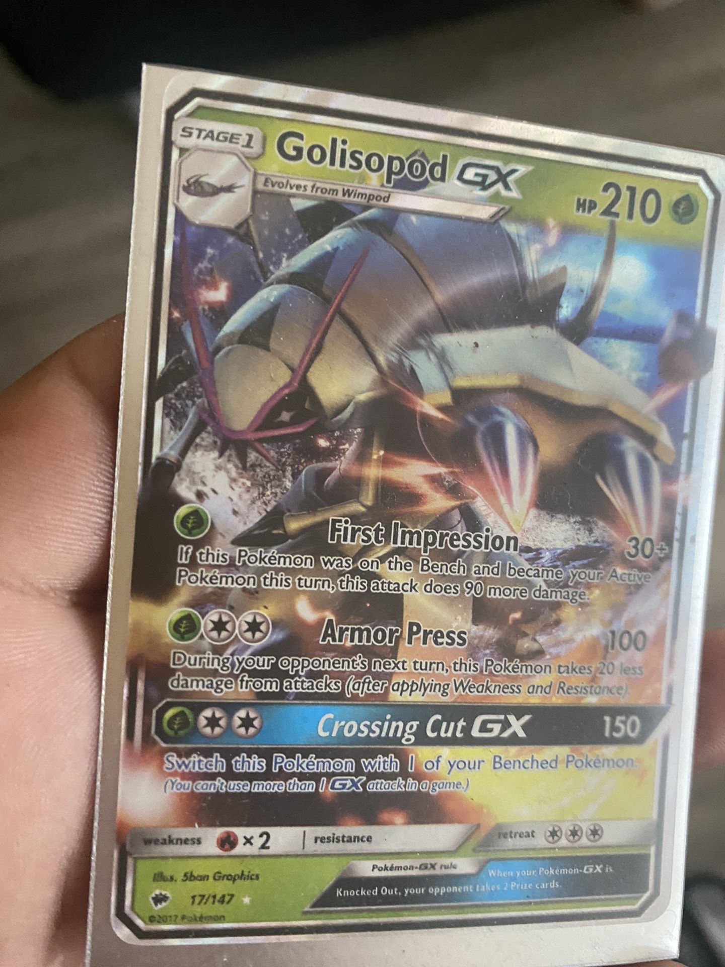 Pokémon Gx Holo Card