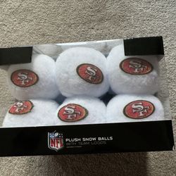 NFL FOOTBALL SAN FRANCISCO 49ers plush snowballs