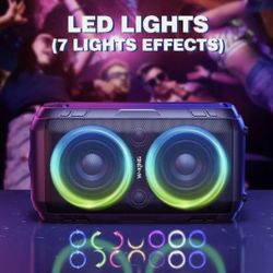 W-KING T9 180W Peak, Portable Bluetooth Party Speakers, With LED Lights