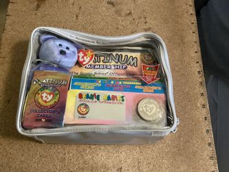 Ty Beanie Babies Official Club Platinum Edition Members Bag New/Sealed
