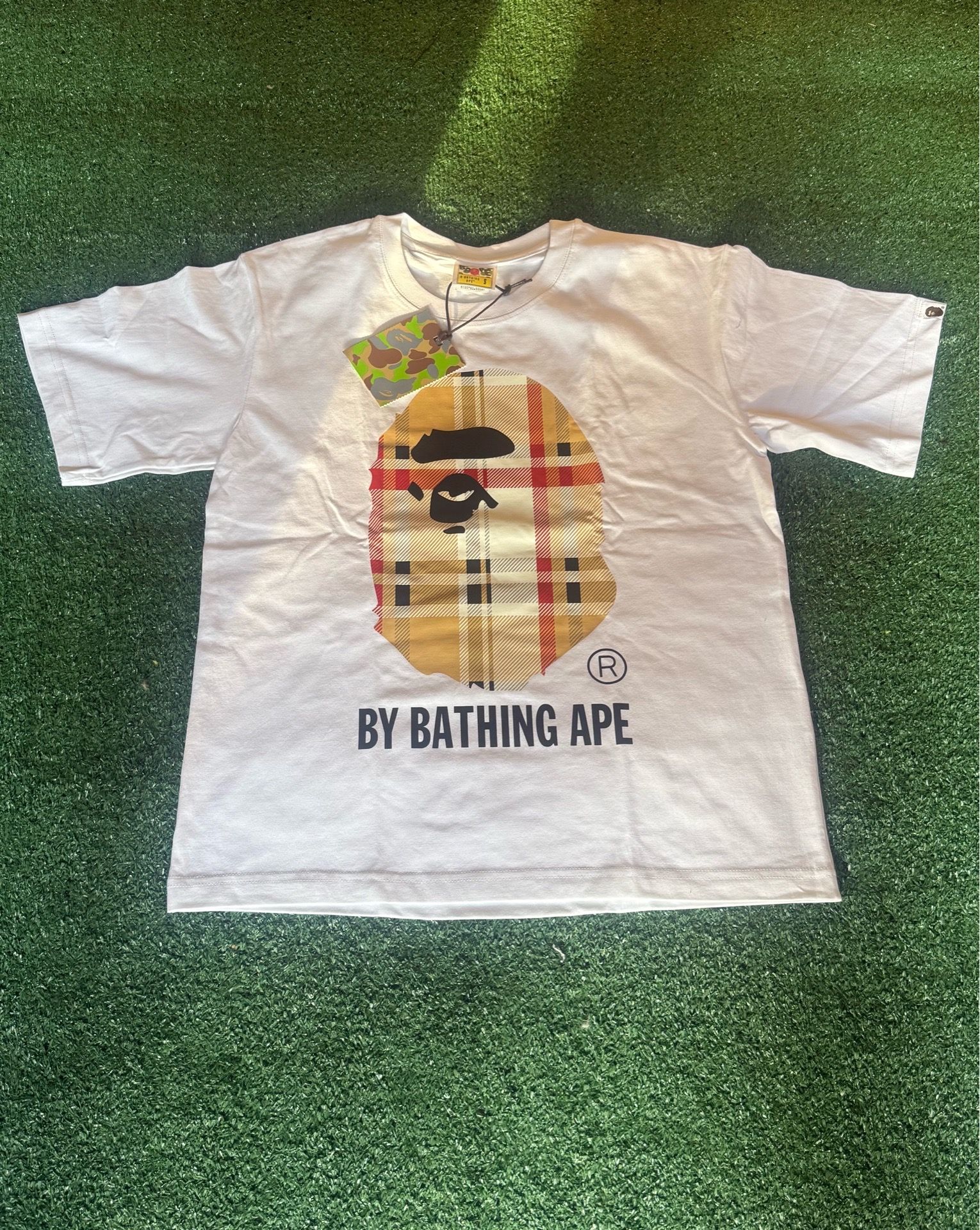 BAPE × Burberry T-shirt Size: S