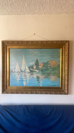 MONET PRINT IN GOLD FRAME