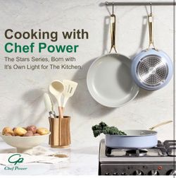 Ceramic frying pans brand new in the box -nonstick