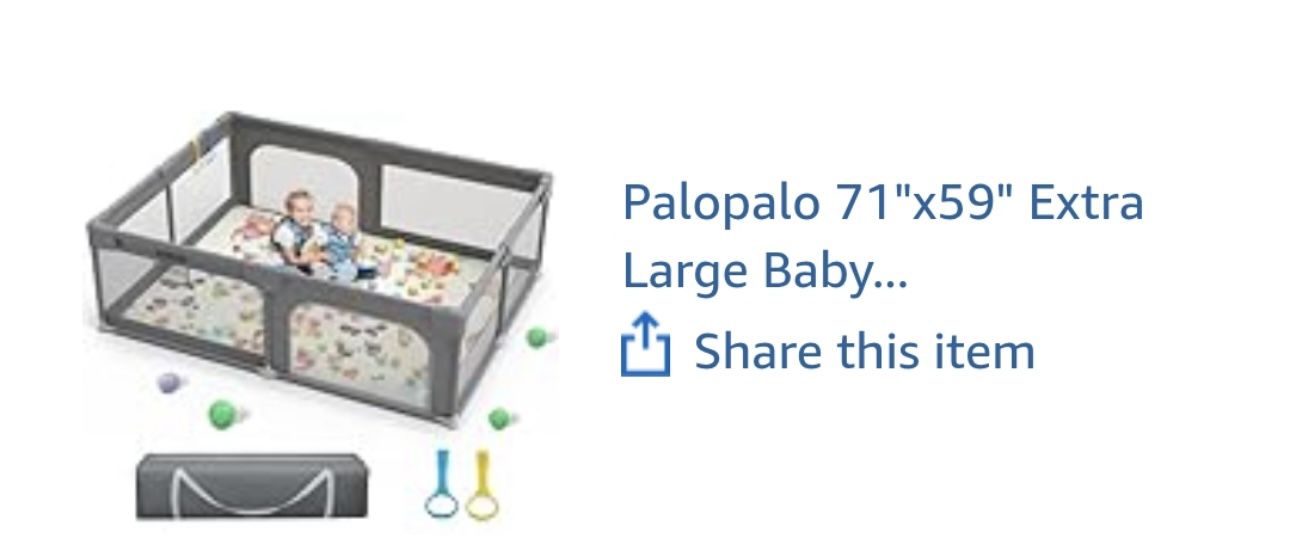 71x59 Extra Large Baby Play Pen