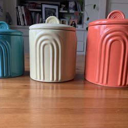 Vintage Sadle Fiesta Go Along canister set