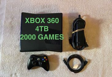 XBOX 360 + 2000 Xbox Games and 7000 Classic Games installed