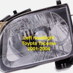Left Headlight assembly toyota tacoma 2001 to 2004