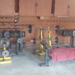 Heavy Duty Free Weight Set