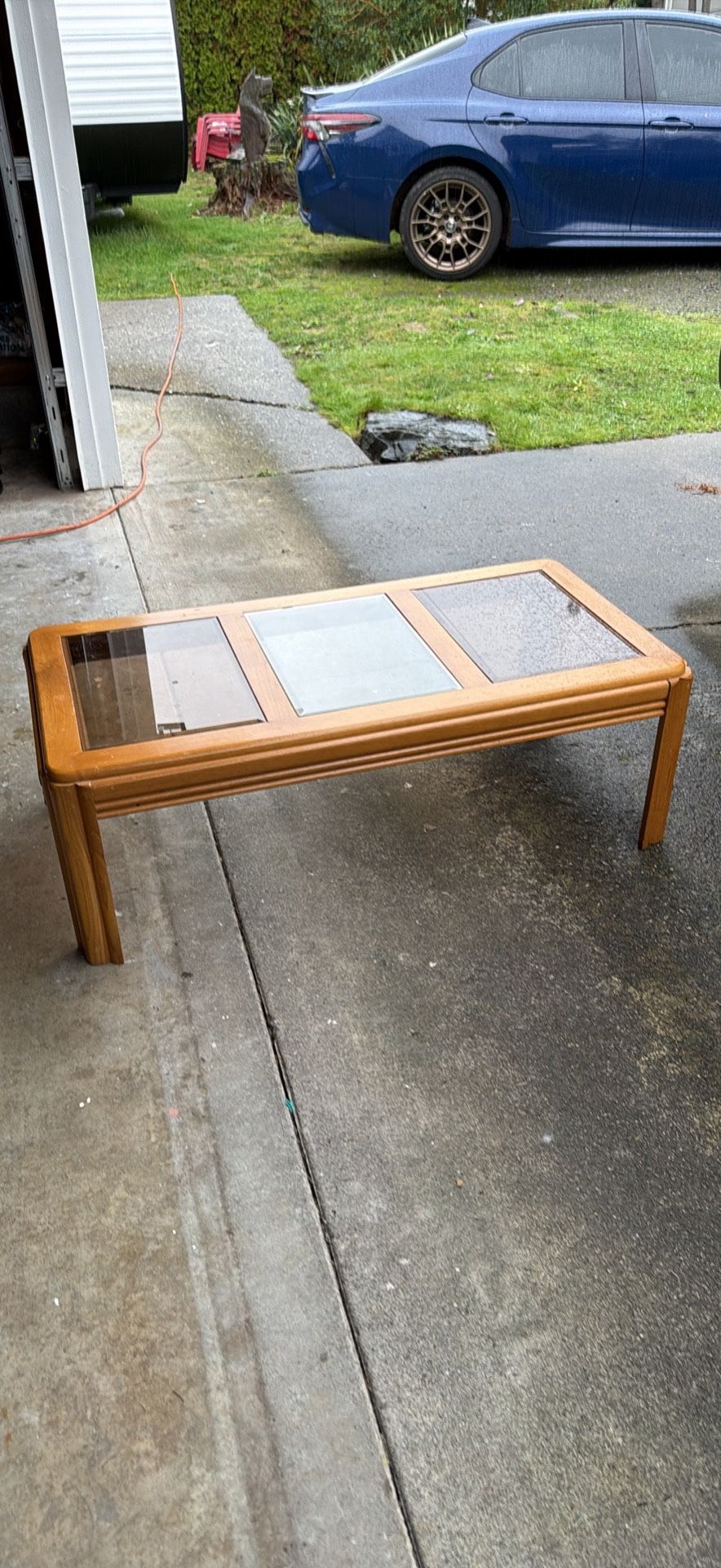 Coffee Table With Matching Side Table