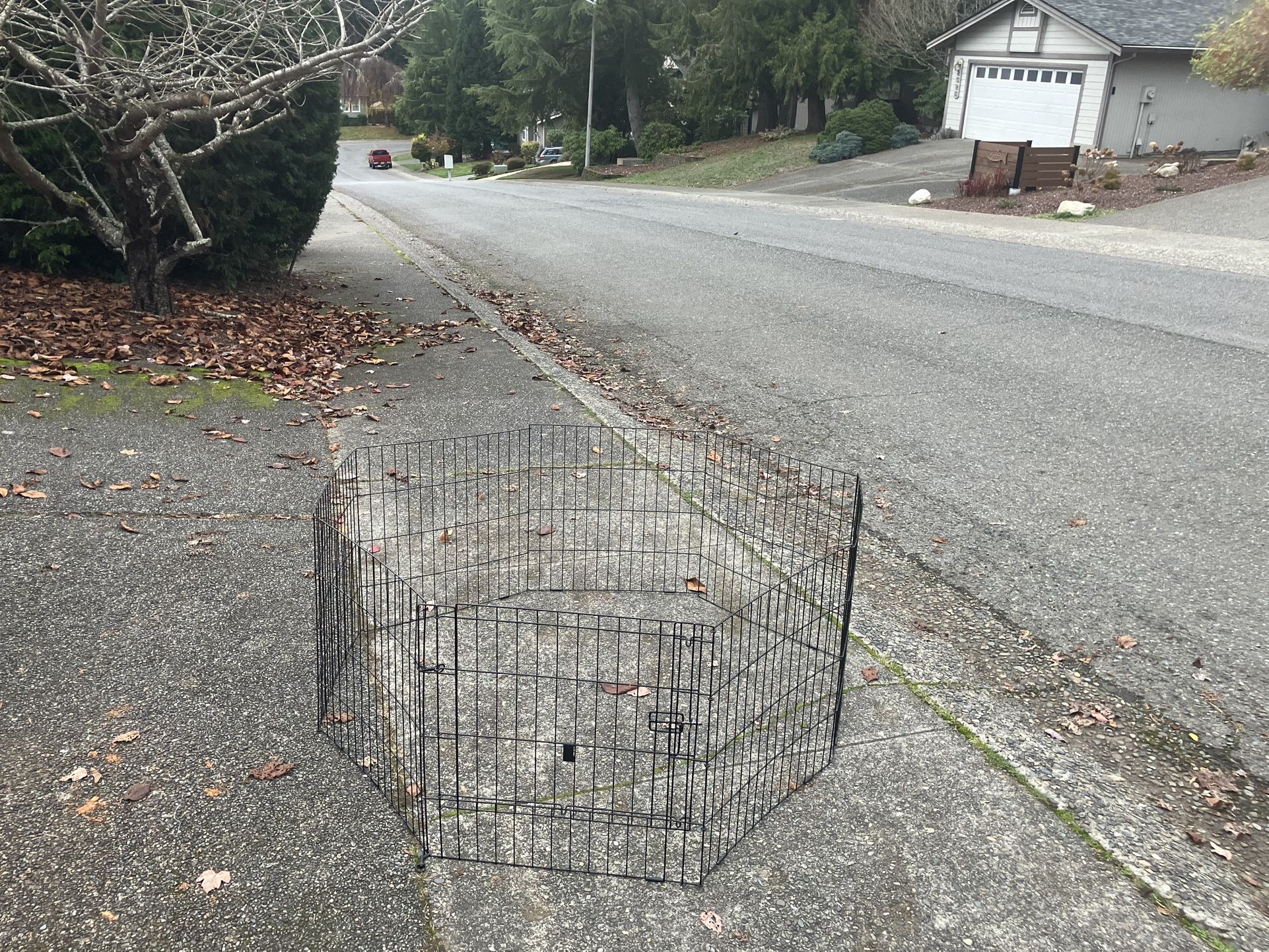 Small Dog Cat Rabbit Bunny Kennel Pet Travel Playpen Collapsible 48” by 48” by 24” High