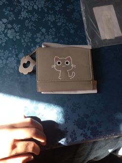 Grey Cat Wallet