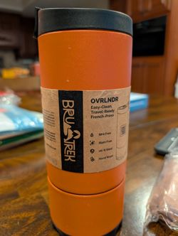 Brand New Brutrek OVRLNDR Travel  French Coffee Press 