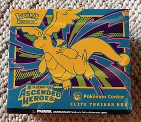 Sealed Ascended Heroes Pokemon center etb