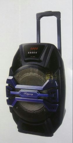 Bluetooth speaker SD card,slot USB port,FM radio,microphone included for karaoke(bosina)