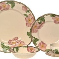Franciscan Desert Rose 5 Piece Set - Six sets available