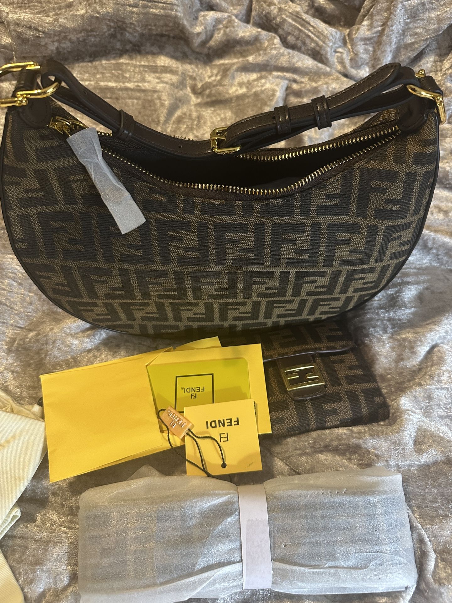 Fendi Shoulder Bag With Matching Wallet