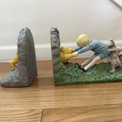 Vintage Winnie the Pooh book ends