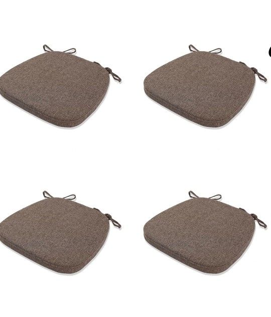 SUNROX LokGrip Non Slip Gel Memory Foam Chair Cushions for Dining Chairs Tailbone Pain Relief, Tufted Stain Resistant Thicken Durable Chair Pad for Di