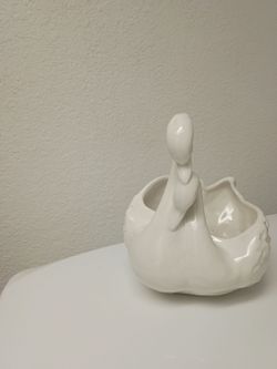 Ceramic swan