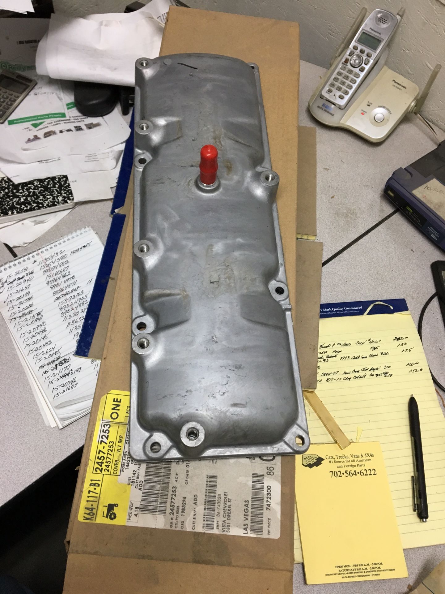 S10 valve cover outlet