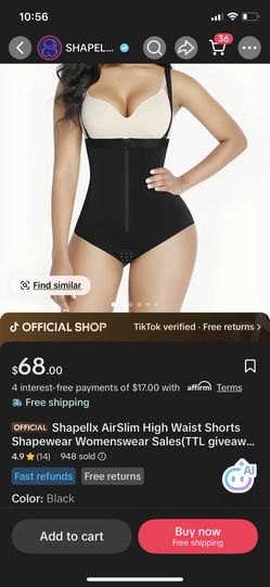 New Shapellx Shapewear Airslim High Waisted Shorts