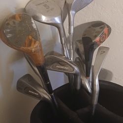 Used Callaway Warbird Golf Set And Bag + Accessories Good Deal Get Today